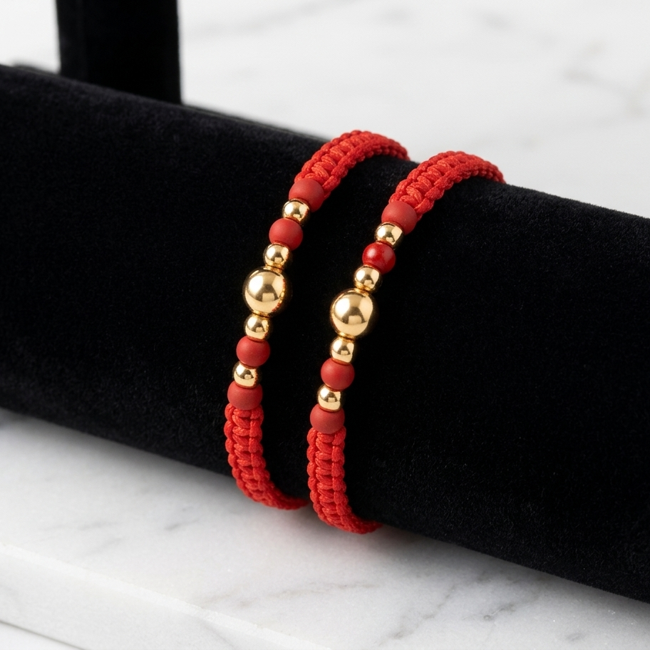 Pack x2 — Manillas Oro Laminado 18k