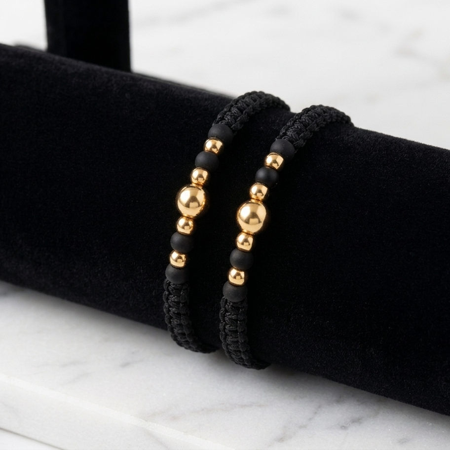 Pack x2 — Manillas Oro Laminado 18k